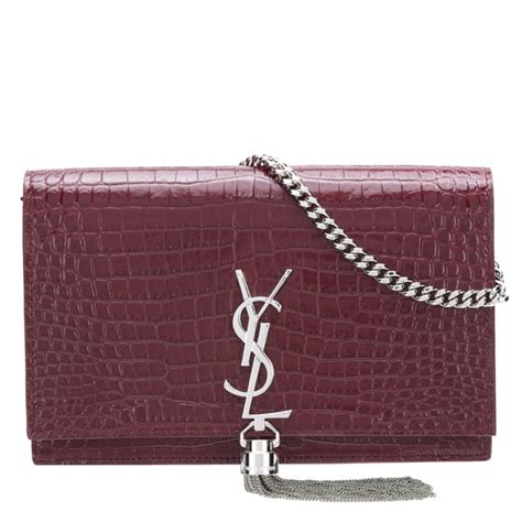 ysl burgundy velvet clutch|ysl kate clutch.